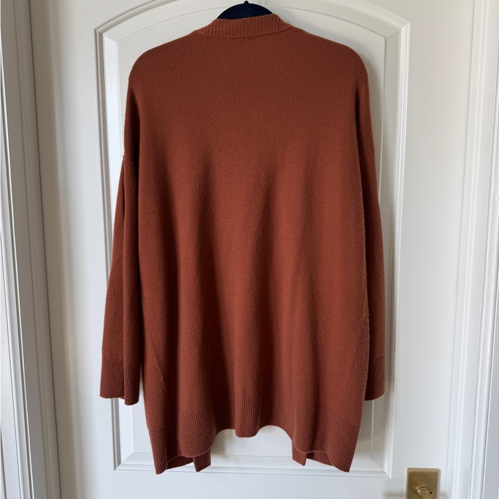 Vince Rust Cashmere Cardigan Sweater Size S - Picture 2 of 8
